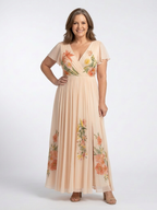 CALISTA | BLUMEN MAXIKLEID