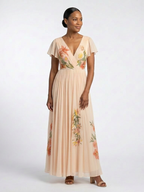 CALISTA | BLUMEN MAXIKLEID