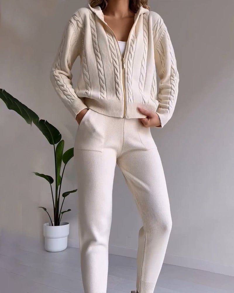 ANIA | Zweiteiliges Jacquard-Set