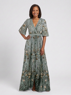 EVADNE | FLORAL MAXIKLEID