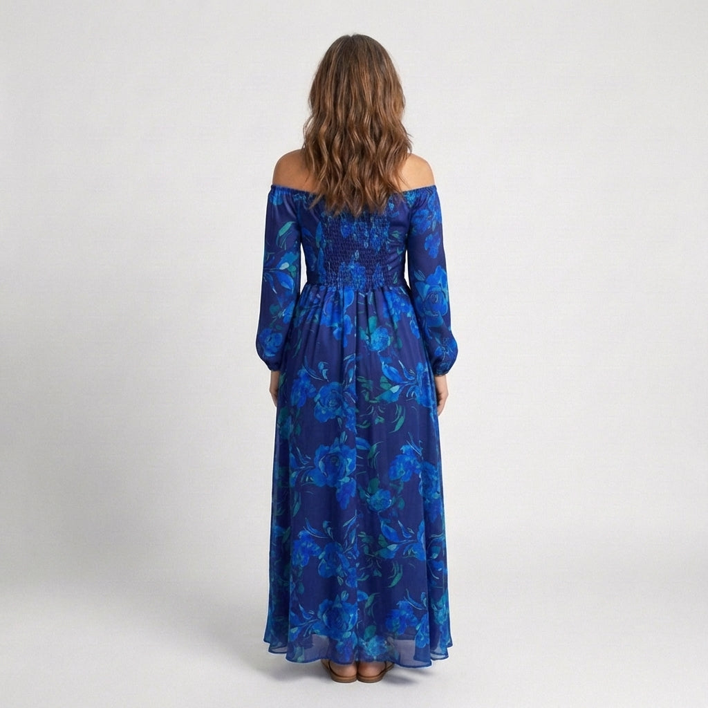 Aspen | Off-Shoulder Floral Maxi