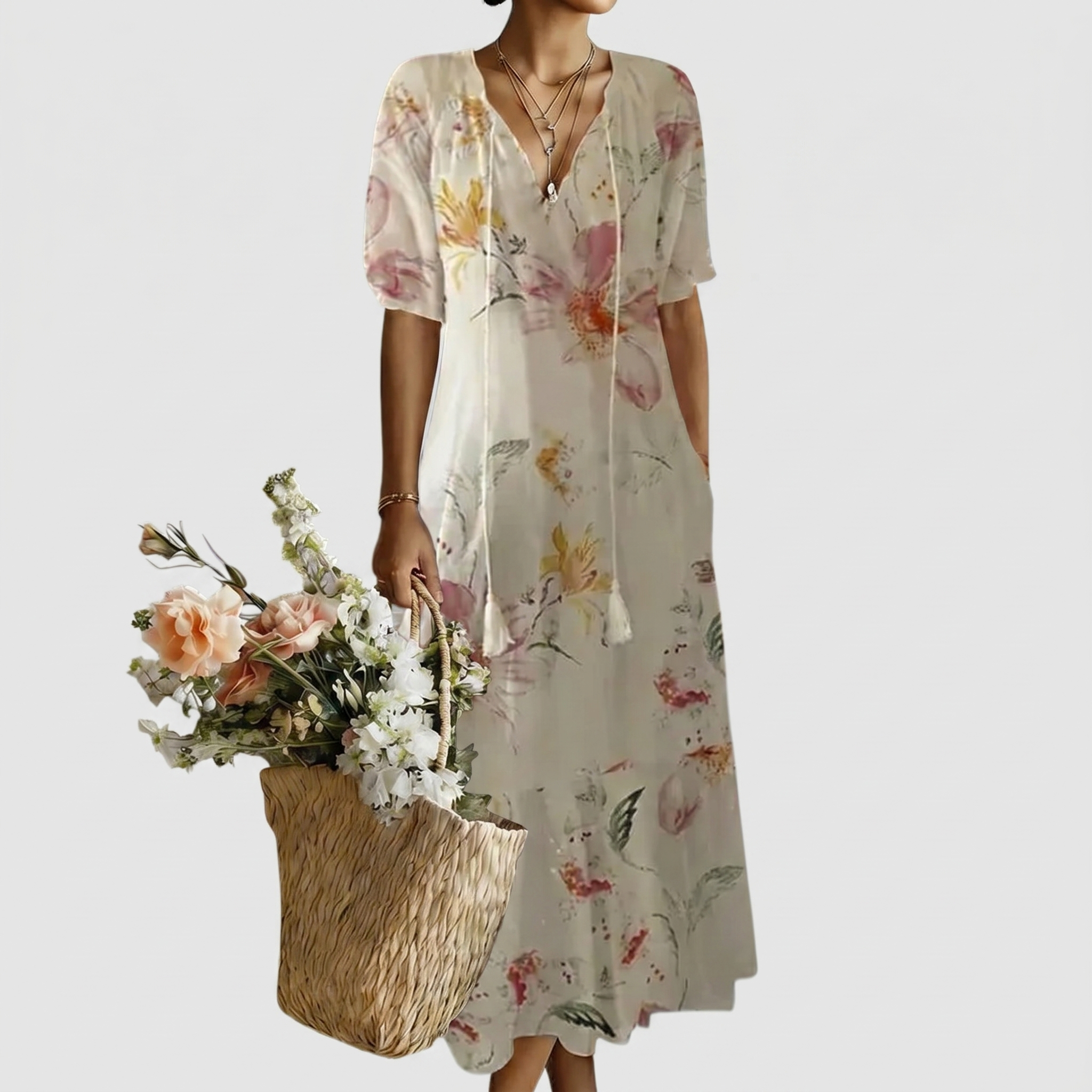 SAVANNAH | ELEGANTES MAXIKLEID