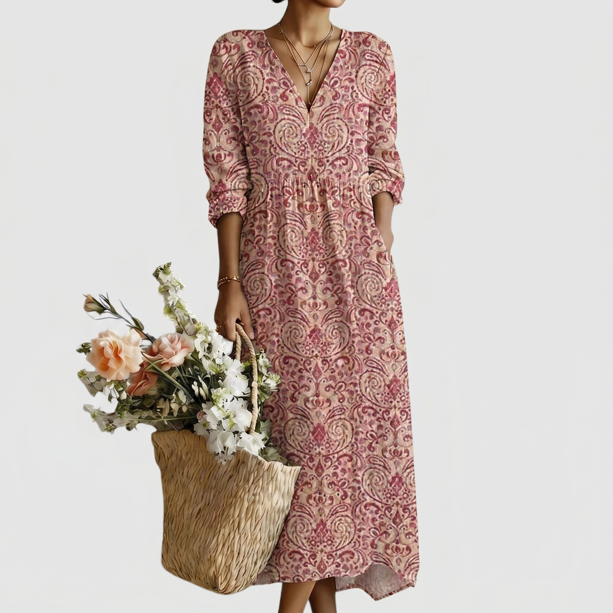 SAVANNAH | ELEGANTES MAXIKLEID