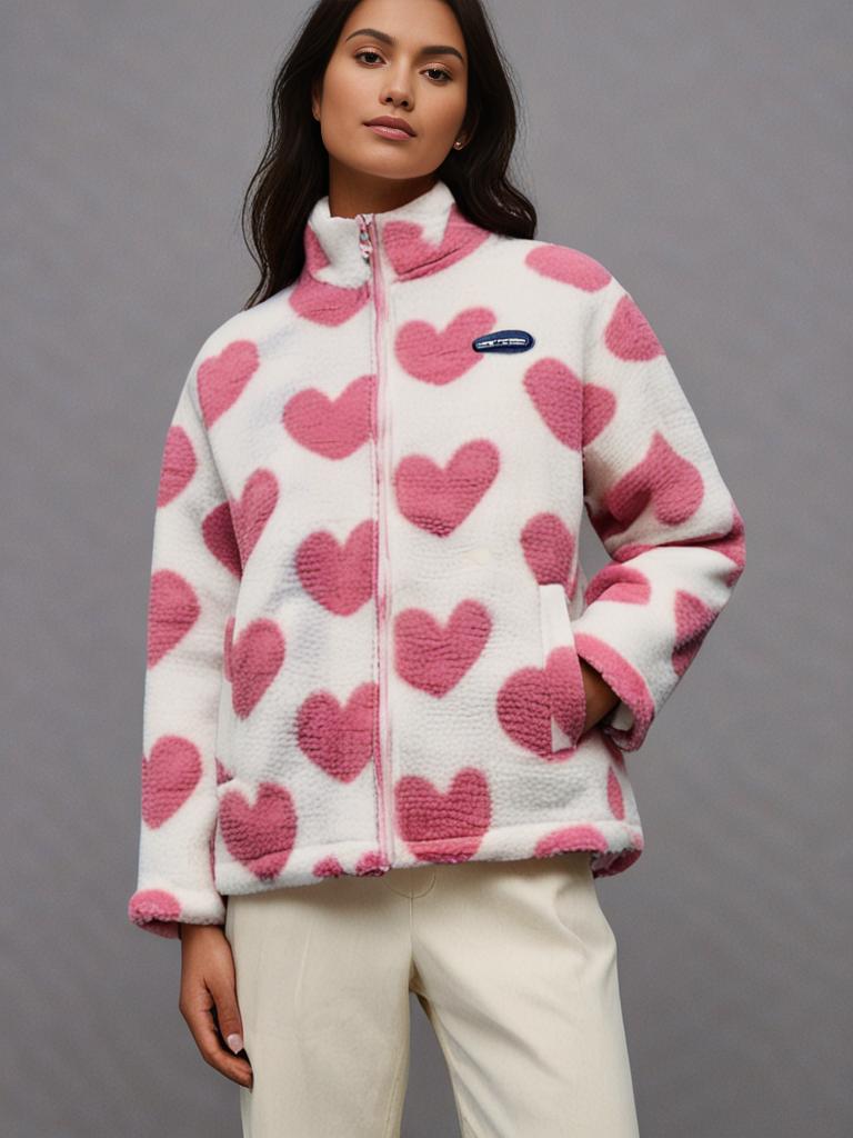 BacioDeluxe | Reversible Heart Jacket
