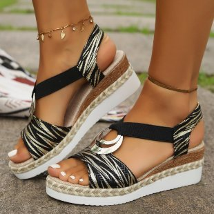 Jesse - Bequeme Ergonomische Sandalen mit Keilabsatz