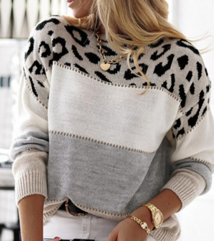 Lela | Leopardenmuster Pullover