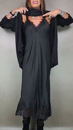 Legria | Mock-Neck-Strickkleid