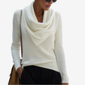 Paola™ Drapierter Hals Pullover
