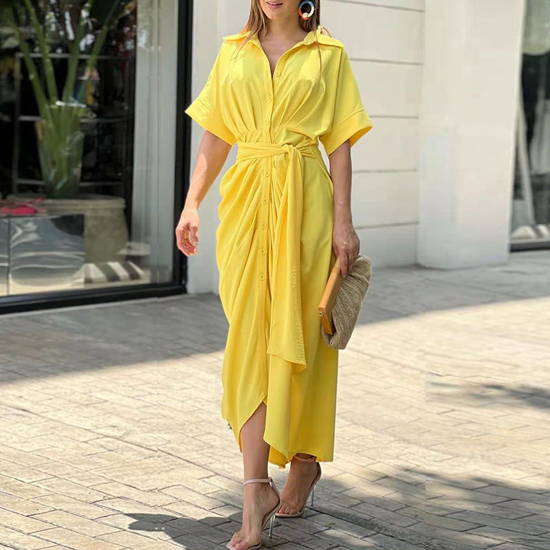 Ferne | Rüschensaum-Kleid