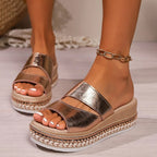 Odette | Bequeme Plateau Sandalen