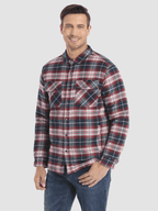 Kristian | Kariertes Motorrad-Langarmshirt