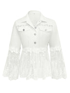 Elise | Jacke mit Spitzen-Einsatz