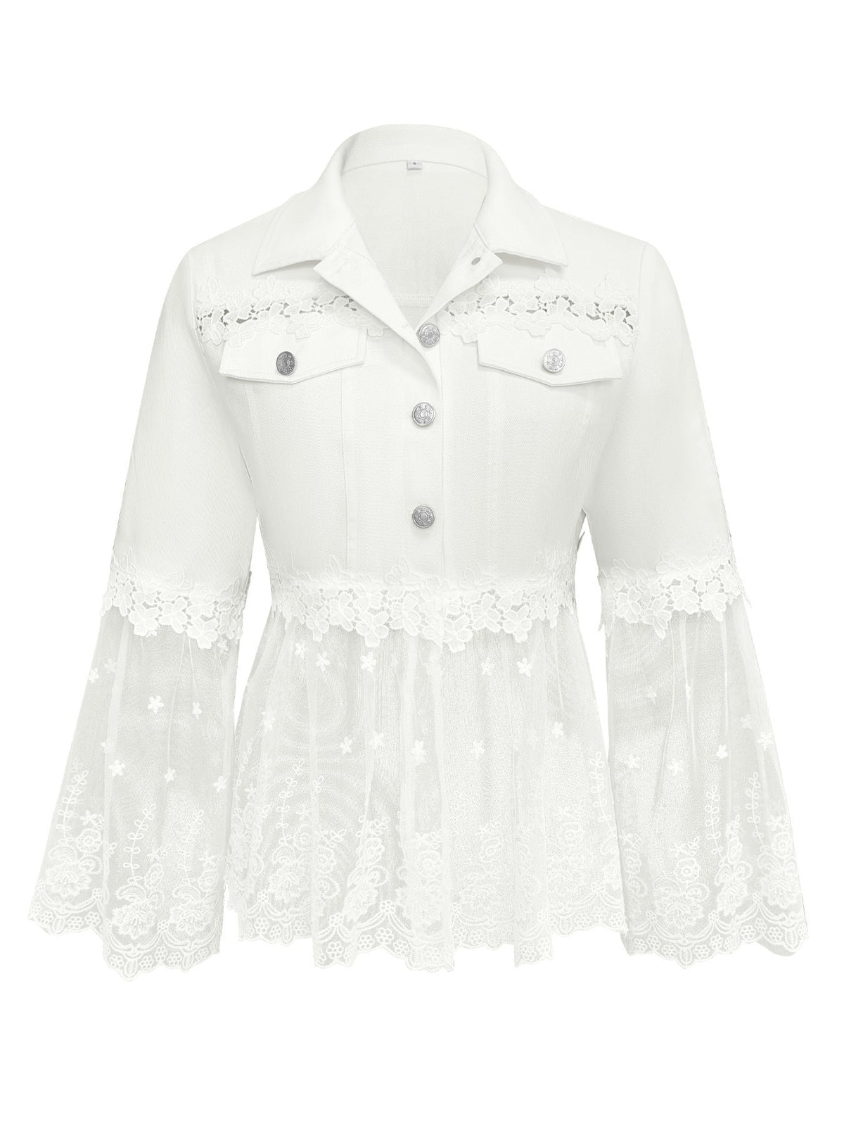 Elise | Jacke mit Spitzen-Einsatz