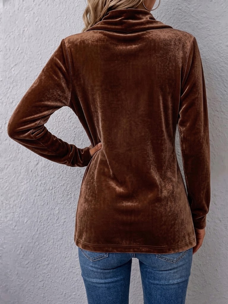 Renée | Vintage-Jacke mit Revers, Knopfdetail und langen Ärmeln