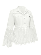 Elise | Jacke mit Spitzen-Einsatz