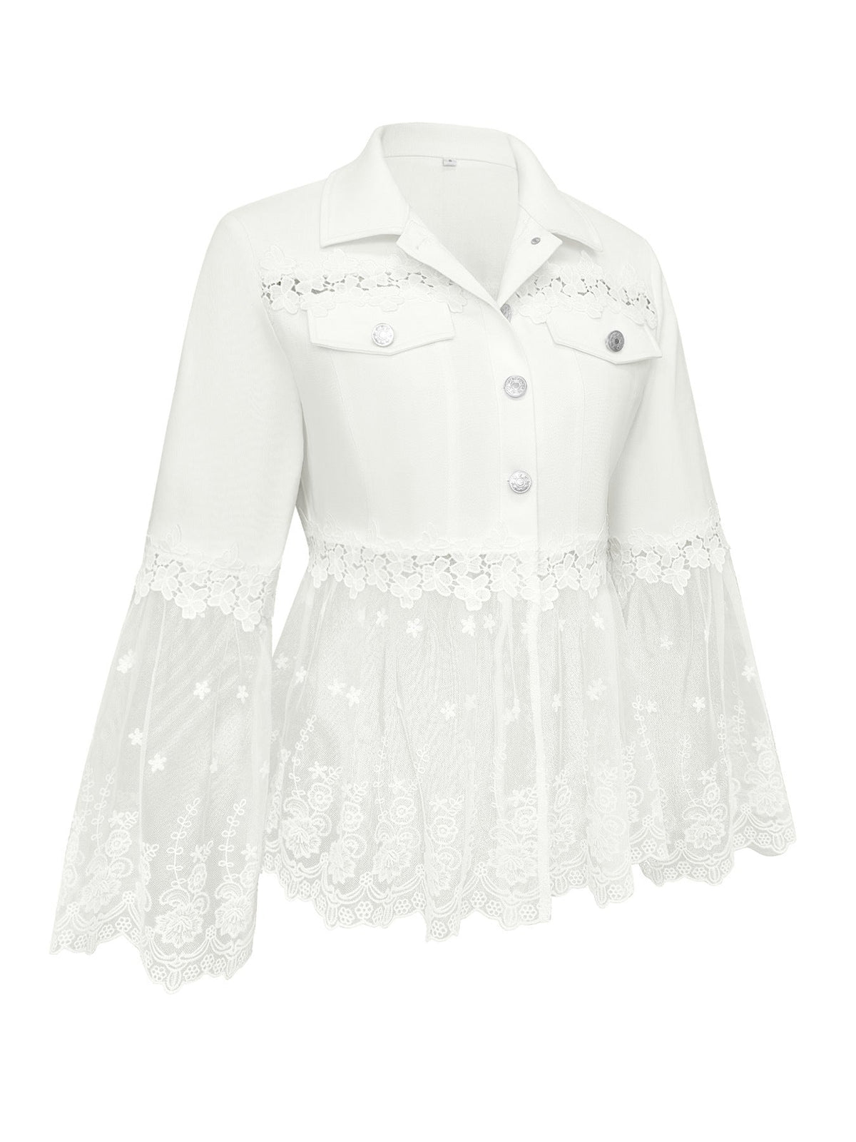 Elise | Jacke mit Spitzen-Einsatz