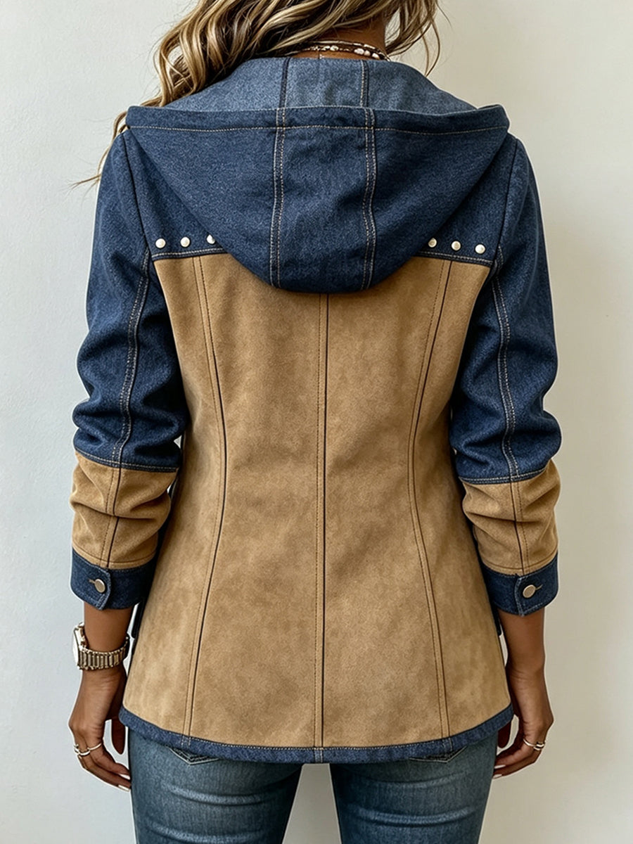 Marianne | Patchwork-Jacke mit Kapuze