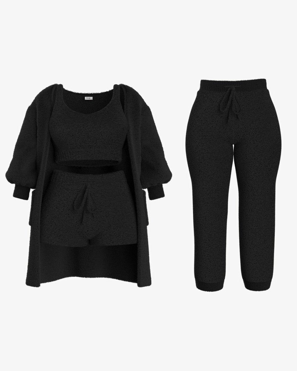 Tallulah – Bouclé Strick Pyjama Set