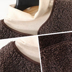 Julietta | Ärmelloser Cardigan mit Knöpfen und warmer Ausführung