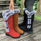 Mona | Kniehohe Wildleder-Winterstiefel