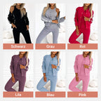 3-teiliges Damen-Set | Jacke, Top & Hose