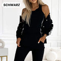 3-teiliges Damen-Set | Jacke, Top & Hose