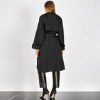 Dinah | Zweireihiger Trenchcoat mit Gürtel